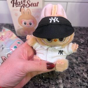 Cute custom  Plush Toy keychain NY Yankees